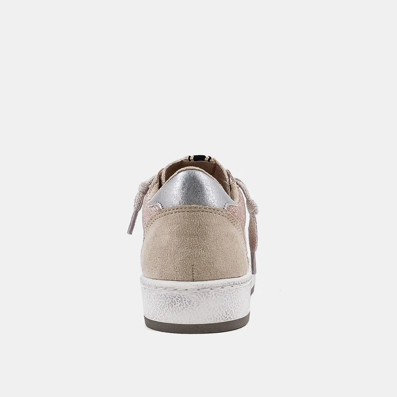 PAZ CHAMPAGNE GLITTER KIDS SNEAKER