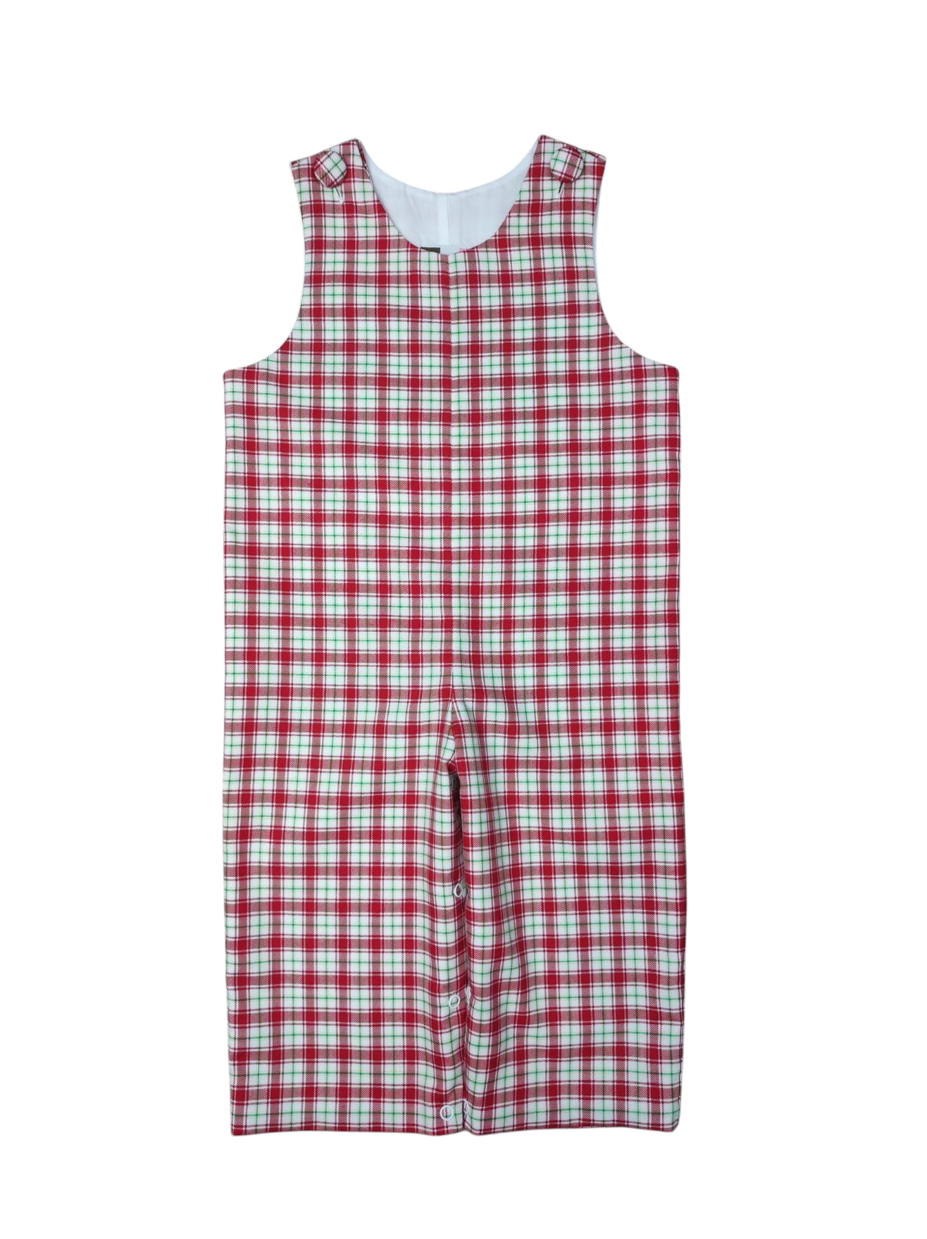 CHRISTMAS PLAID BOYS LONGALL