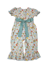 FALL  FLORAL GABBY ROMPER
