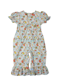 FALL  FLORAL GABBY ROMPER