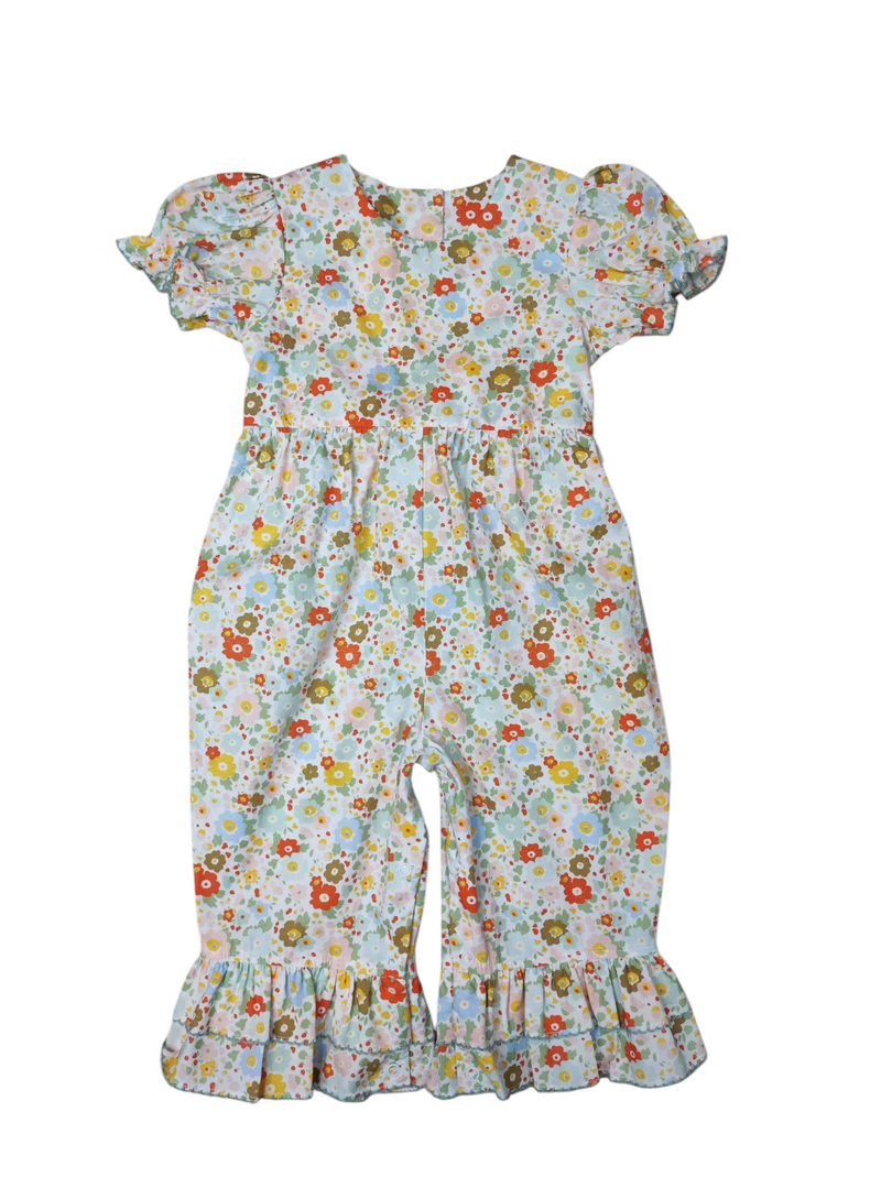 FALL  FLORAL GABBY ROMPER