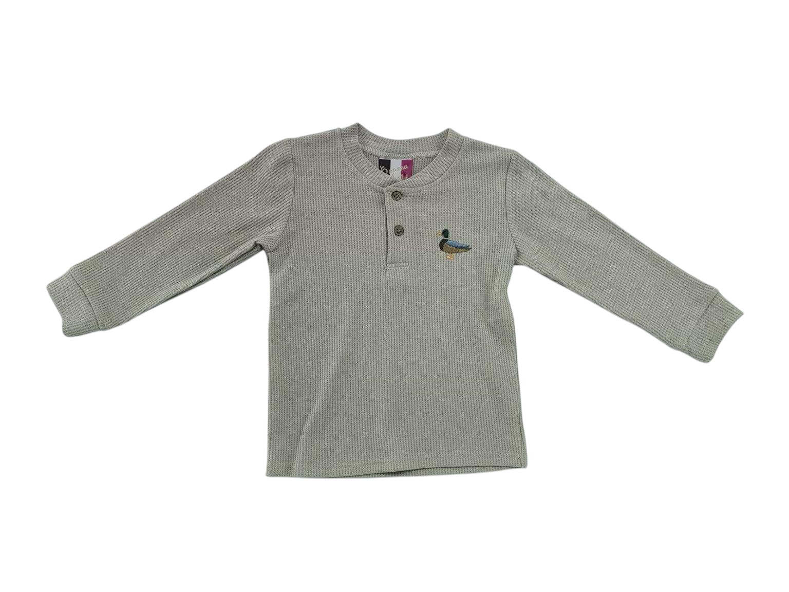 BOYS HENLEY SHIRT - DUCK