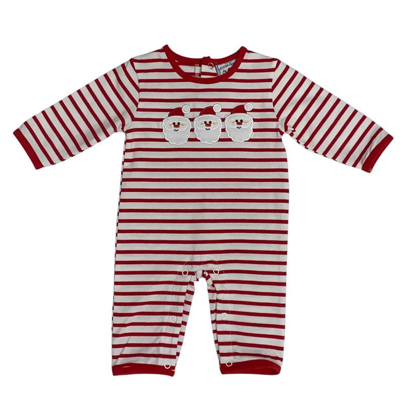 SANTA APPLIQUÉ  BOYS ROMPER