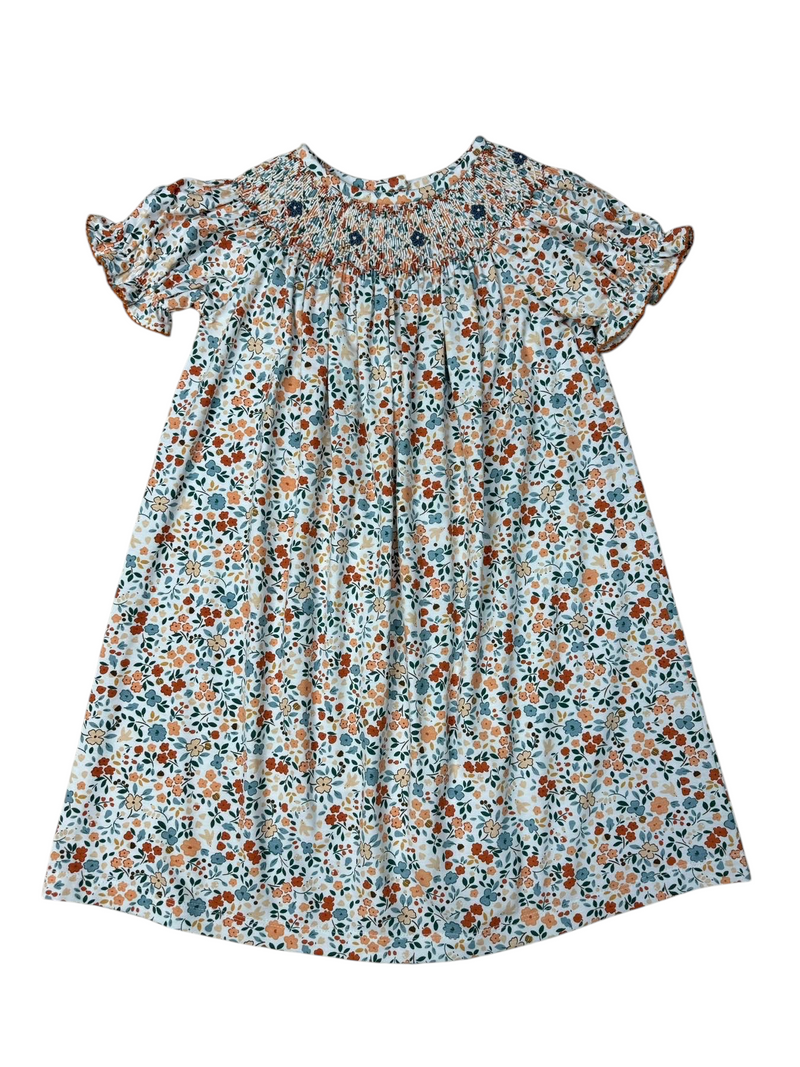 AUTUMN BLOOMS SMOCKED GEO BISHOP
