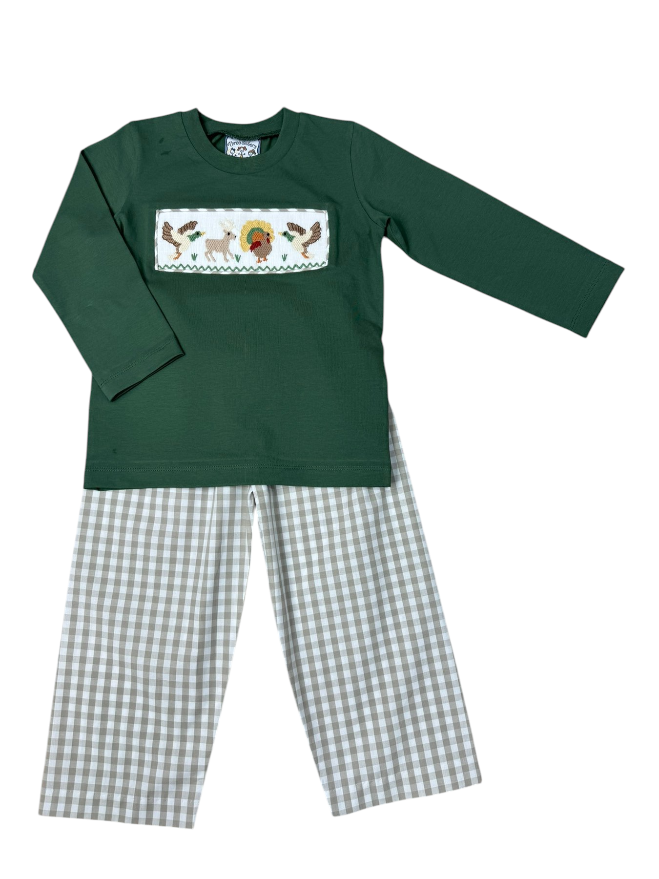 BOYS LIFE SMOCKED PANT SET