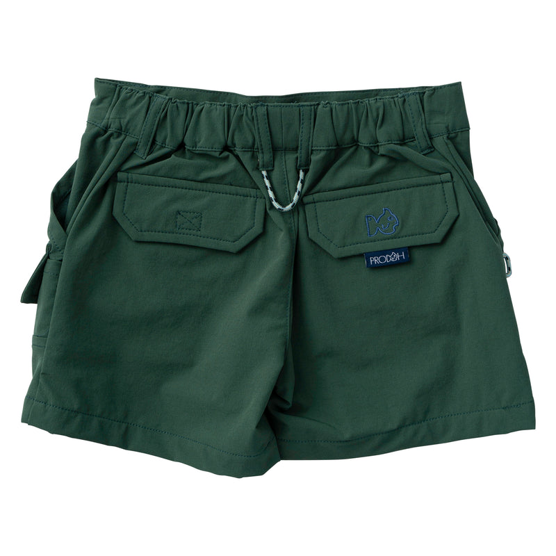 BOYS INSHORE PERFORMANCE SHORT IN  BLUE SPRUCE