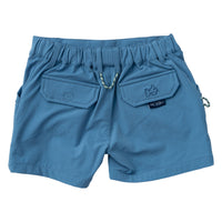 BOYS INSHORE PERFORMANCE SHORT IN MOONLIGHT BLUE