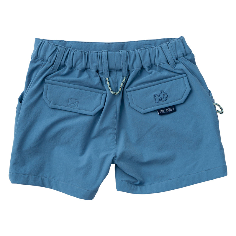 BOYS INSHORE PERFORMANCE SHORT IN MOONLIGHT BLUE