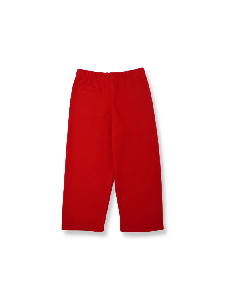 LEO RED CORD PULL ON PLAY PANT