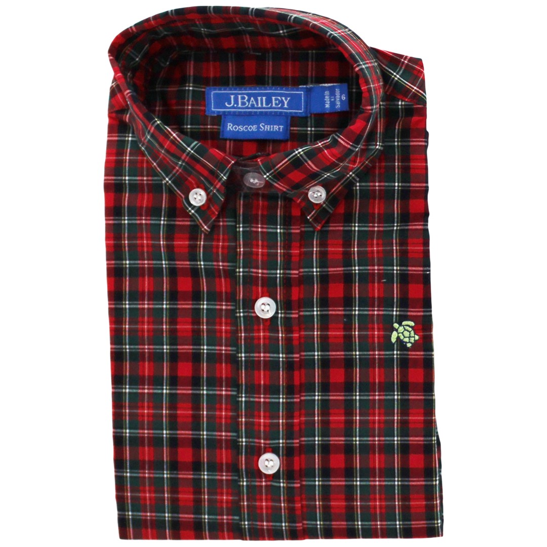 ROSCOE BUTTON DOWN SHIRT- FRASIER PLAID