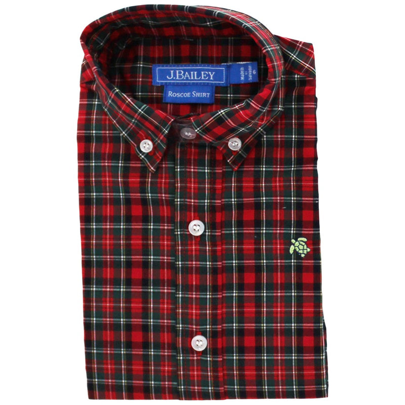 ROSCOE BUTTON DOWN SHIRT- FRASIER PLAID