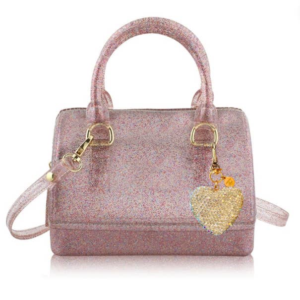RUBY JELLY PURSE-MULTI SPARKLE