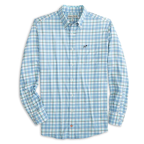 YOUTH HADLEY LUXE BUTTON DOWN - SAND DUNE PLAID
