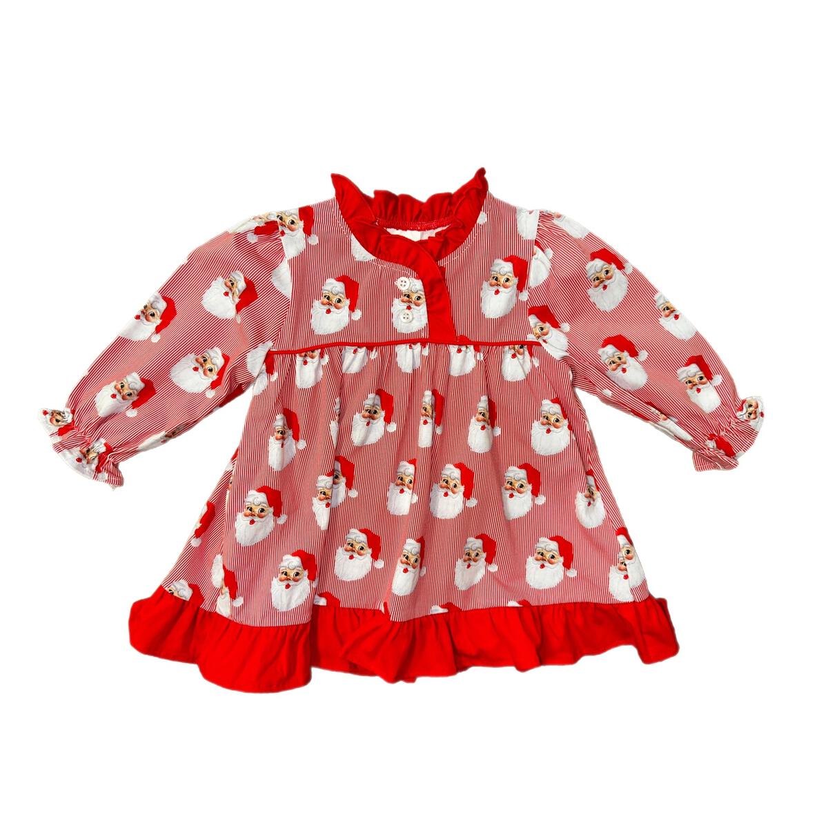 GIRLS CLASSIC SANTA NIGHT GOWN