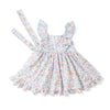 PINAFORE DRESS BUNNY PRINT