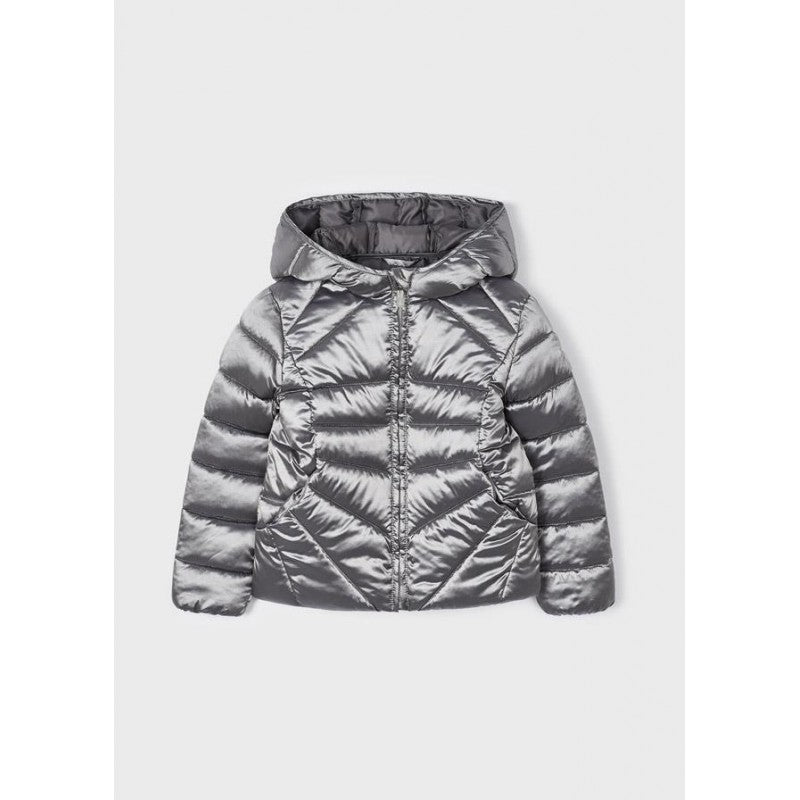 PEWTER PUFFER JACKET