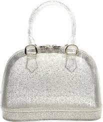CATE JELLY PURSE (SILVER SPARKLE)