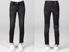 TWEEN BLACK WASH RAW HEM SKINNY JEANS