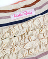 BABY RUCHED LEGGINGS SUNRISE RAINBOW STRIPE