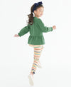 BABY RUCHED LEGGINGS SUNRISE RAINBOW STRIPE