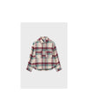 TWEEN GREEN AND MAGENTA PLAID SHACKET