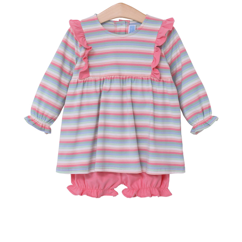 STELLA BLOOMER SET MULTI STRIPE