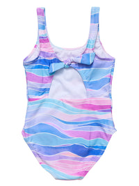 WATER HUES TIE BACK SWIMSUIT