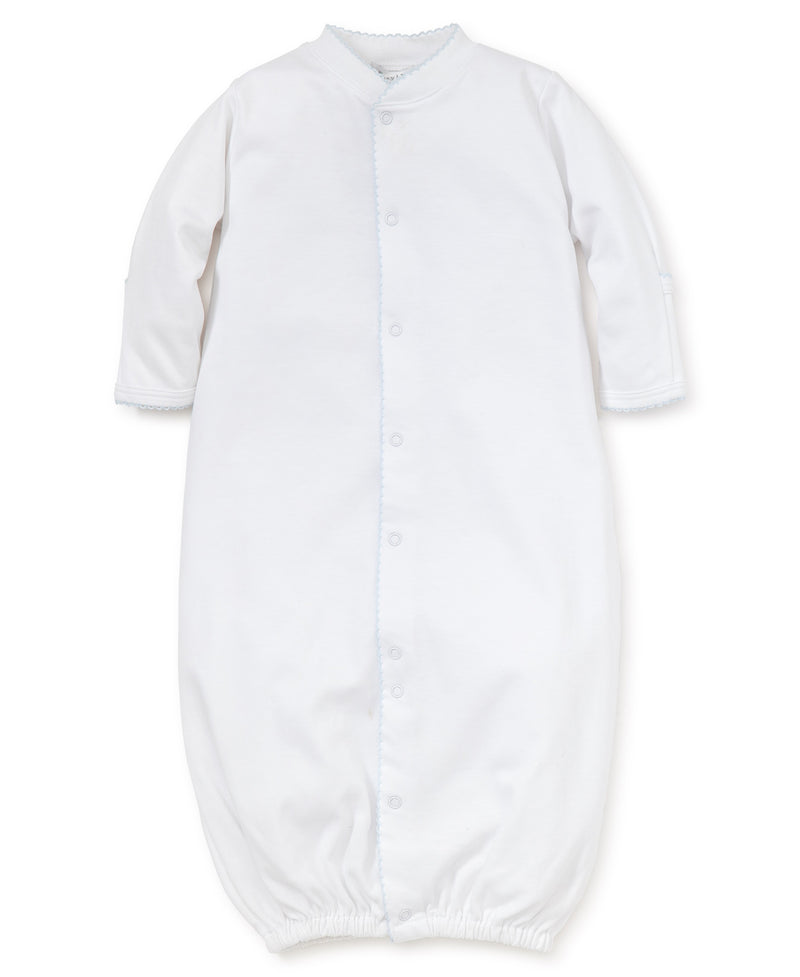 WHITE/LT. BLUE KISSY BASICS CONVERTER GOWN