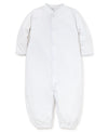 WHITE/LT. BLUE KISSY BASICS CONVERTER GOWN