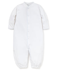 WHITE/LT. BLUE KISSY BASICS CONVERTER GOWN