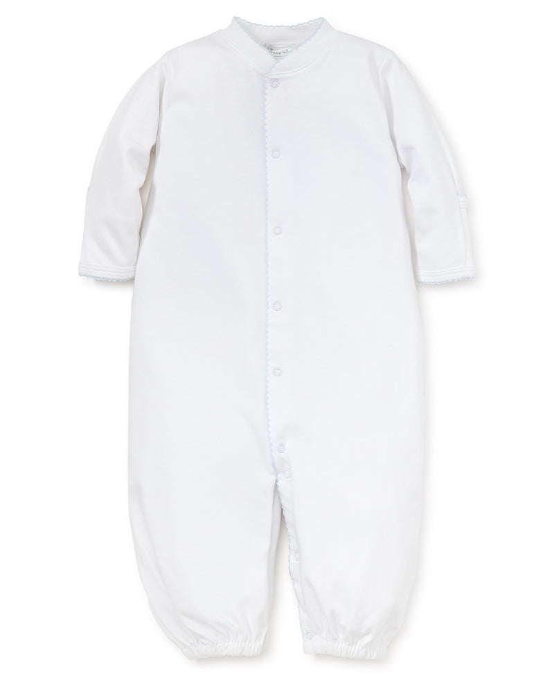 WHITE/LT. BLUE KISSY BASICS CONVERTER GOWN