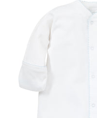 WHITE/LT. BLUE KISSY BASICS CONVERTER GOWN