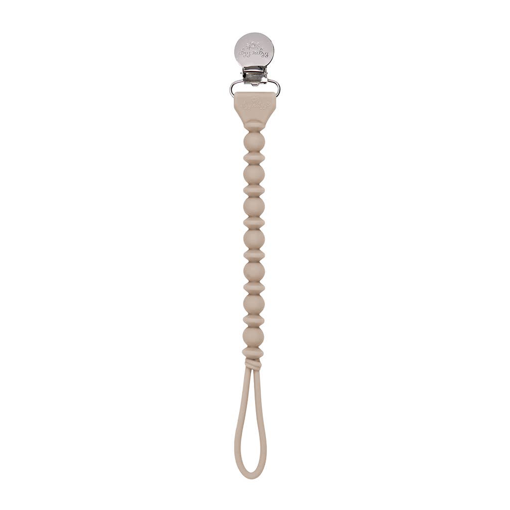 TOAST SWEETIE STRAP SILICONE ONE-PIECE PACIFIER CLIP