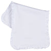 RUFFLE BABY BURP CLOTH (MULTIPLE COLORS)
