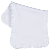 RUFFLE BABY BURP CLOTH (MULTIPLE COLORS)