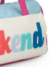 WEEKEND EMBROIDERED DUFFLE BAG