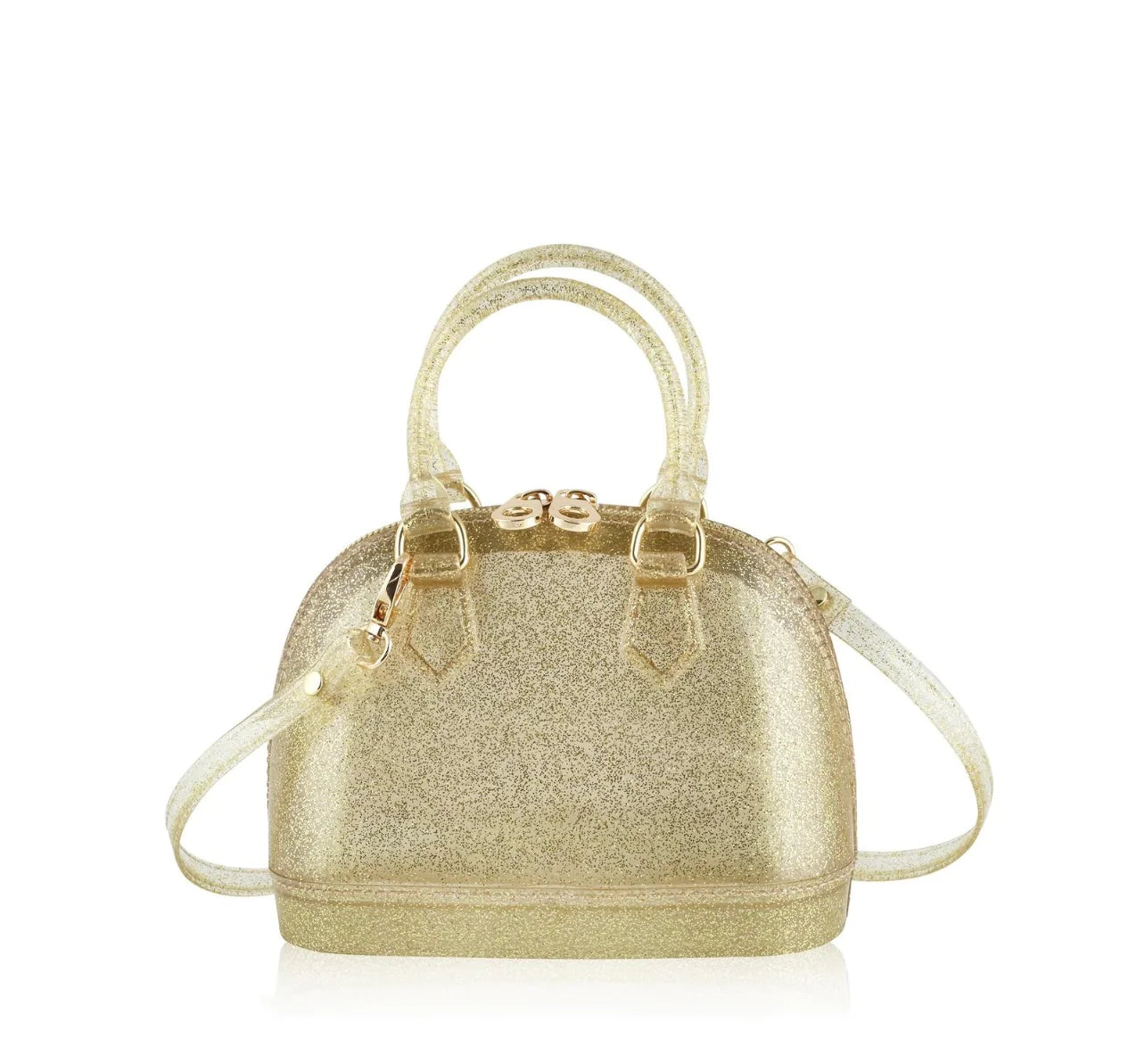 CATE JELLY PURSE (GOLD SPARKLE)