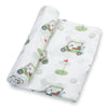 GOLF A ROUND BABY MUSLIN SWADDLE BLANKET