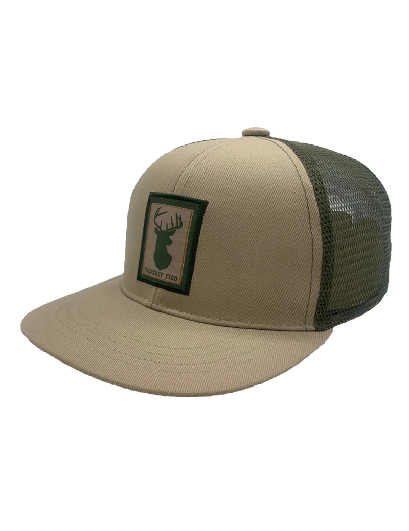 BOYS TRUCKER HAT DEER MOUNT