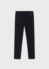 GIRLS BASIC BLACK LEGGINGS