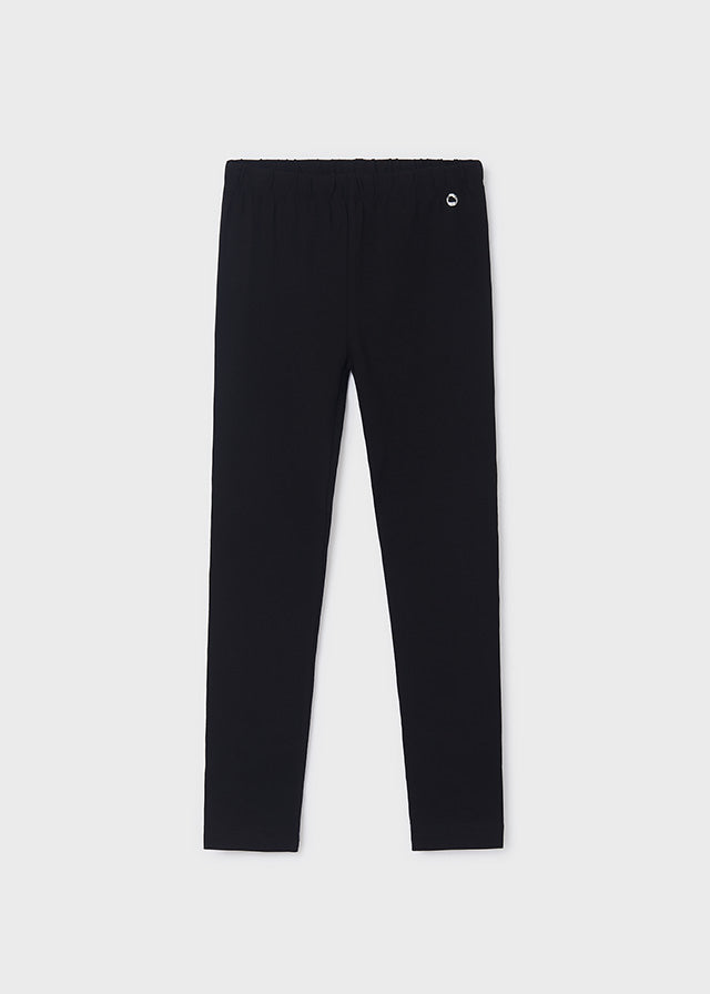 GIRLS BASIC BLACK LEGGINGS