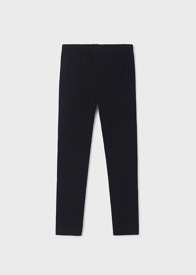 GIRLS BASIC BLACK LEGGINGS