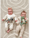 BUNNY BITZY CRINKLE SENSORY TOY WITH TEETHER