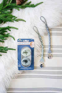 SUCCULENT BEADED SWEETIE STRAP SILICONE ONE-PIECE PACIFIER CLIP
