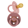 BOSSOM + ROSEWOOD ITZY SOOTHER NATURAL RUBBER PACIFIER SET (2-PACK) 6-18M