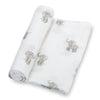 BABY ELEPHANT BABY MUSLIN SWADDLE BLANKET