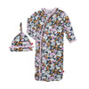 FINCHLEY RUFFLE PLACKET  MAGNETIC GOWN & RUFFLE HAT