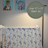 GOLF A ROUND BABY SWADDLE BLANKET