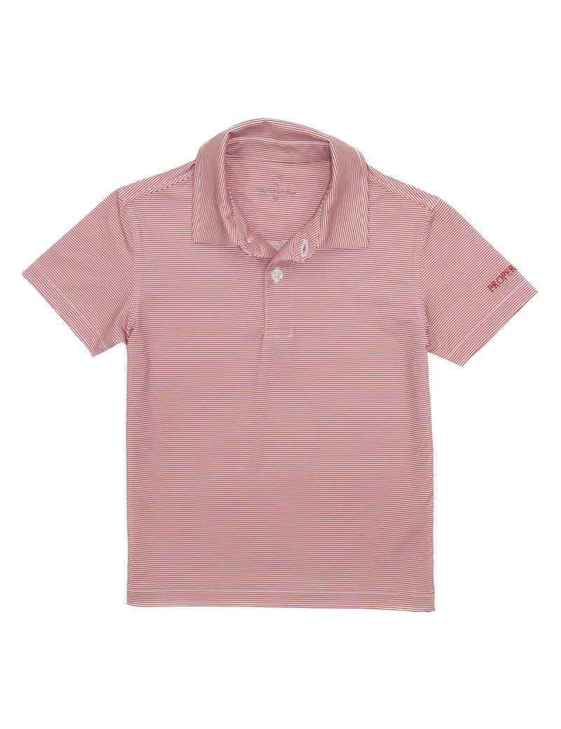 BOYS GULFPORT POLO SIENNA