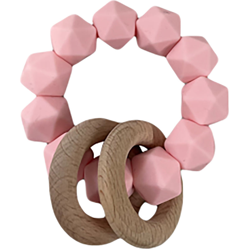 ABBY TEETHING RATTLE - BABY'S BREATH